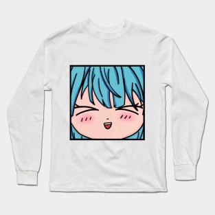 LOL Smiley Funny Face T-Shirt Long Sleeve T-Shirt